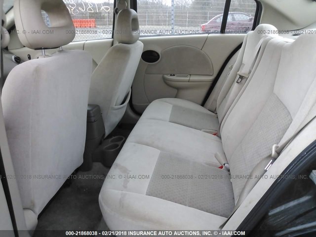 1G8AL52F35Z108796 - 2005 SATURN ION LEVEL 3 BLACK photo 8