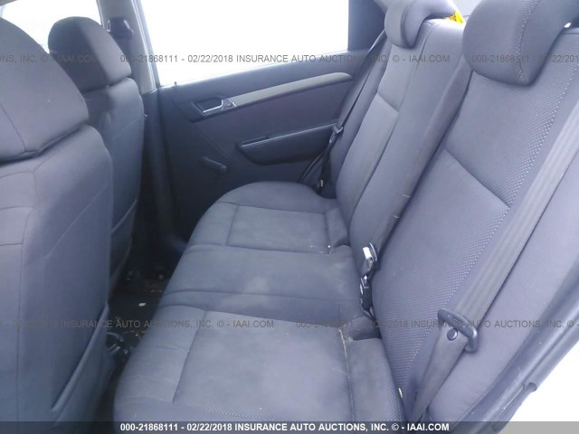 KL1TD56E19B381318 - 2009 CHEVROLET AVEO LS/LT 银色 照片 8