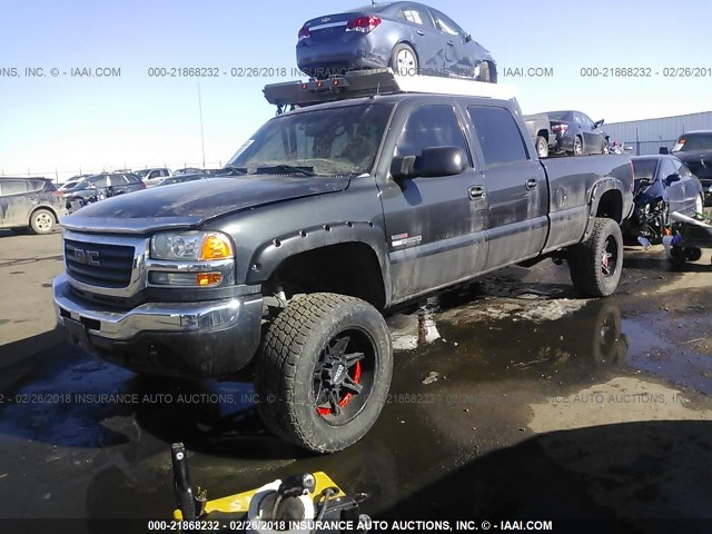 1GDHK33224F205507 - 2004 GMC NEW SIERRA K3500 GRAY photo 2