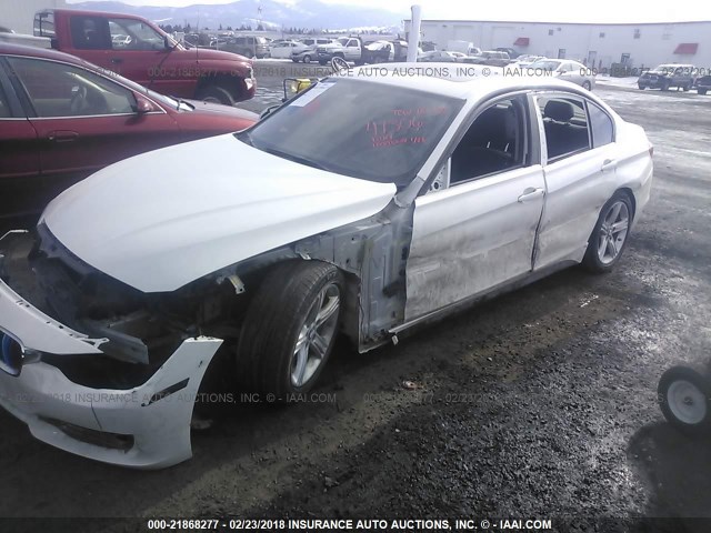 WBA3B5G58ENS07992 - 2014 BMW 328 XI SULEV WHITE photo 2