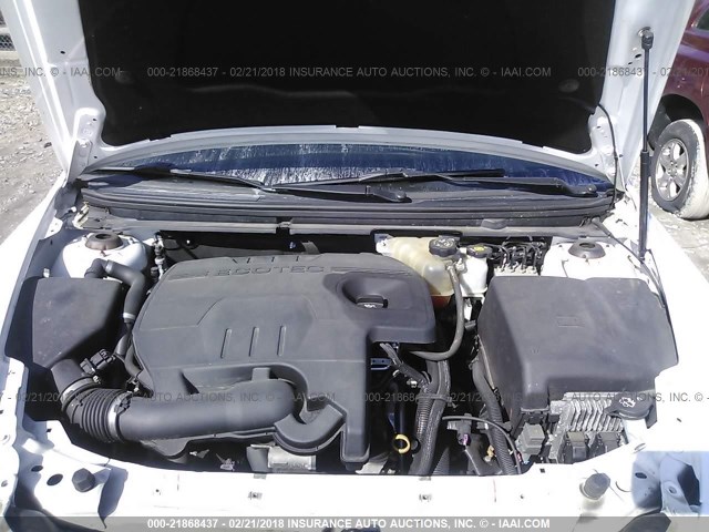 1G1ZC5E11BF391889 - 2011 CHEVROLET MALIBU 1LT 白色 照片 10