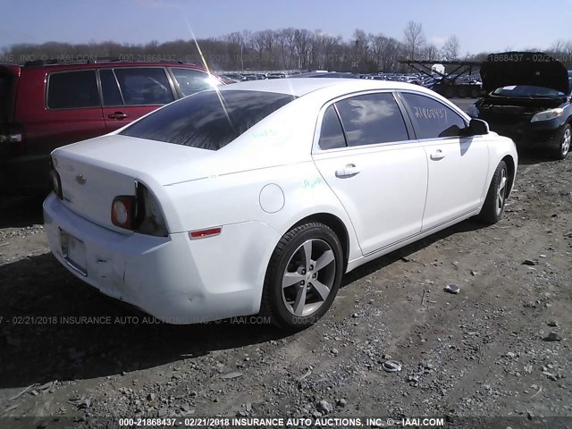 1G1ZC5E11BF391889 - 2011 CHEVROLET MALIBU 1LT 白色 照片 4