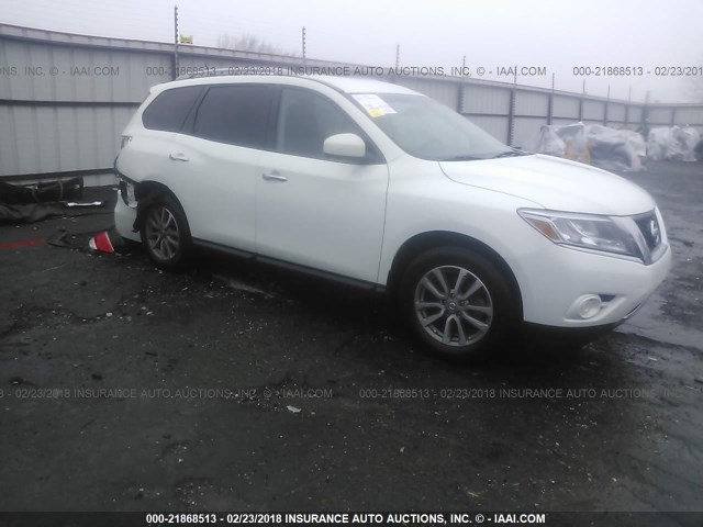 5N1AR2MMXEC642603 - 2014 NISSAN PATHFINDER S/SV/SL/PLATINUM 白色 照片 1