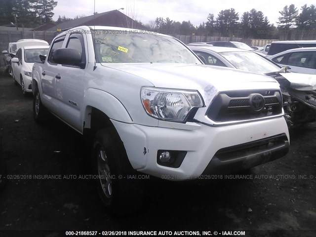 3TMLU4EN6FM170172 - 2015 TOYOTA TACOMA DOUBLE CAB/TRD PRO WHITE photo 1