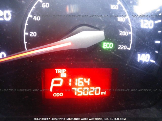 KNADM5A36D6235076 - 2013 KIA RIO LX Կարմիր լուսանկար 7