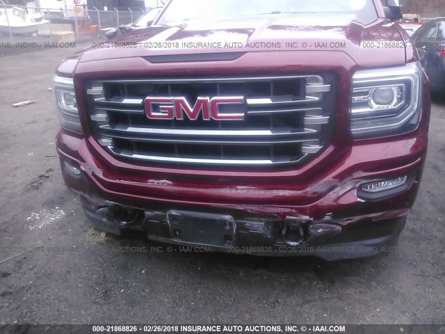 1GTV2MEC8GZ236797 - 2016 GMC SIERRA K1500 SLE RED photo 6