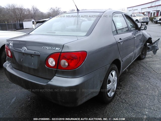 1NXBR32EX5Z467737 - 2005 TOYOTA COROLLA CE/LE/S GRAY photo 4