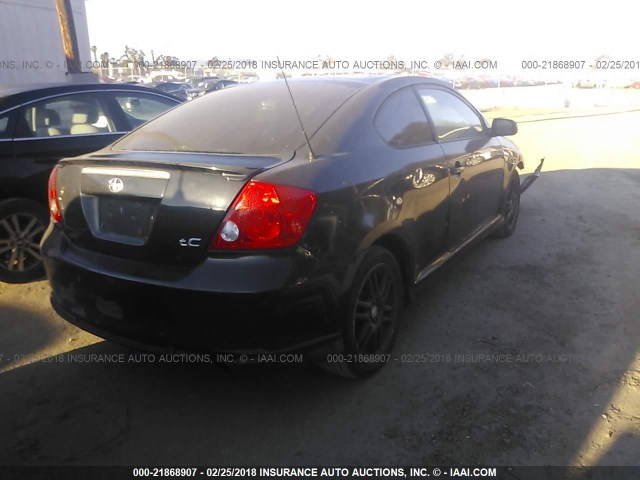 JTKDE167450040448 - 2005 TOYOTA SCION TC 黑色 照片 4