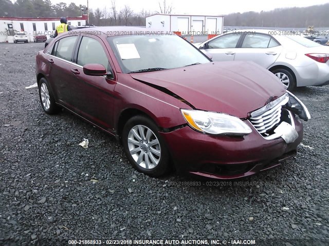 1C3CCBBG4CN107171 - 2012 CHRYSLER 200 TOURING RED photo 1