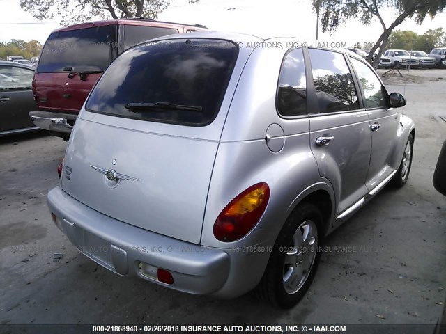 3C4FY58B44T256530 - 2004 CHRYSLER PT CRUISER TOURING SILVER photo 4