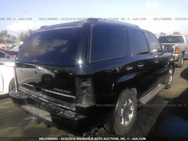 1GYEC63T65R124955 - 2005 CADILLAC ESCALADE LUXURY შავი ფოტო 4