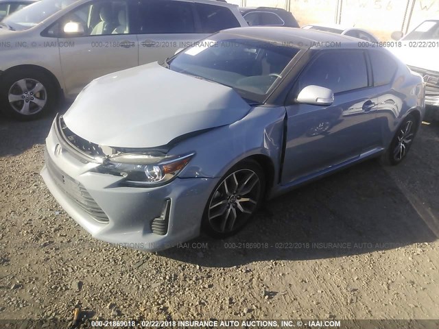 JTKJF5C75GJ024753 - 2016 TOYOTA SCION TC 灰色 照片 2