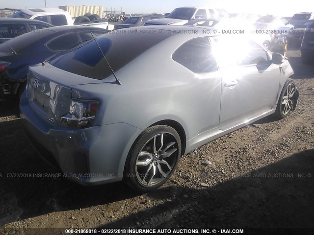 JTKJF5C75GJ024753 - 2016 TOYOTA SCION TC 灰色 照片 4