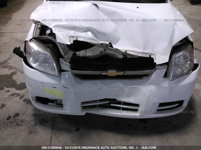 KL1TD5DE6BB133672 - 2011 CHEVROLET AVEO LS/LT 白色 照片 6
