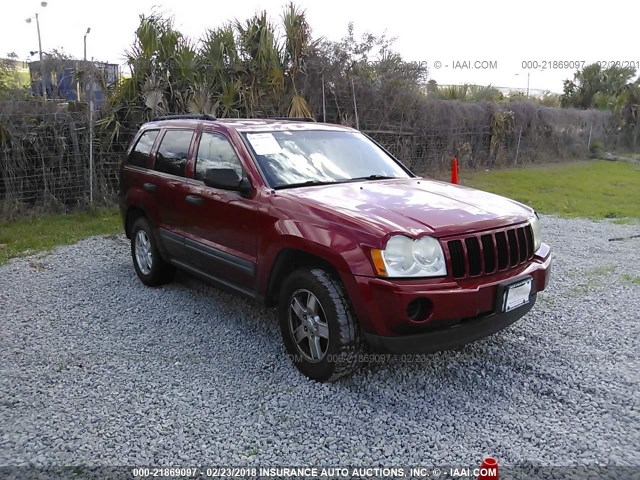 1J4GR48K85C722379 - 2005 JEEP GRAND CHEROKEE LAREDO/COLUMBIA/FREEDOM 红色 照片 1