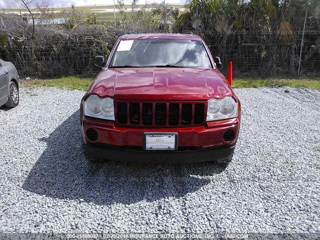 1J4GR48K85C722379 - 2005 JEEP GRAND CHEROKEE LAREDO/COLUMBIA/FREEDOM 红色 照片 6