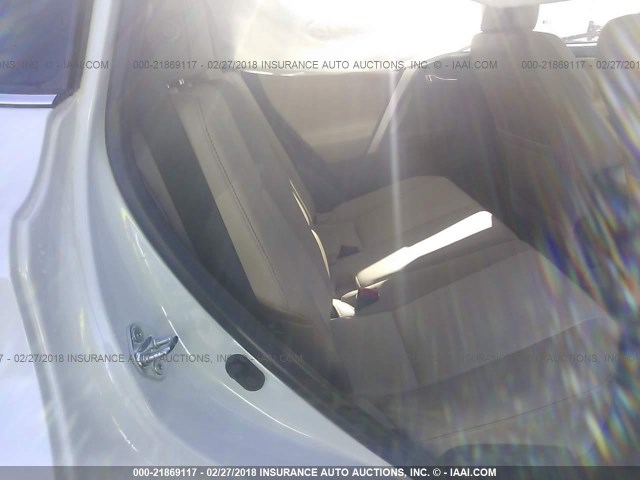 2T3YFREVXEW080369 - 2014 TOYOTA RAV4 LIMITED WHITE photo 8