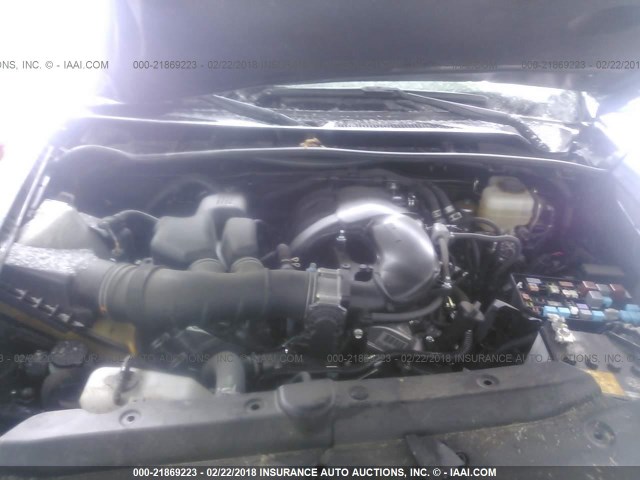 JTEBU5JR5G5392697 - 2016 TOYOTA 4RUNNER SR5 PREM/LTDL/TRAIL/TRD GRAY photo 10