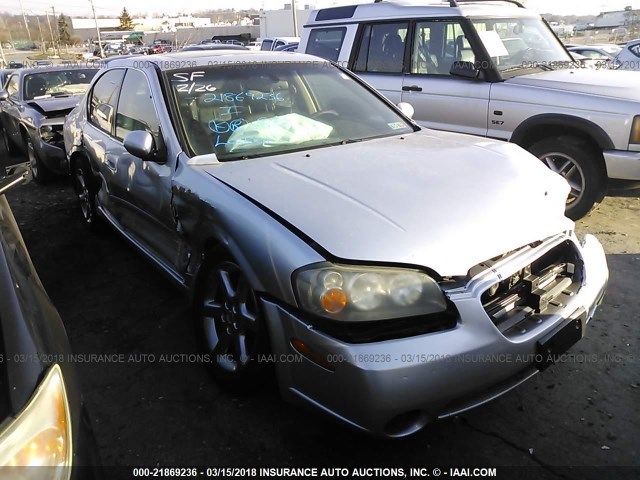 JN1DA31A63T408449 - 2003 NISSAN MAXIMA GLE/SE SILVER photo 1