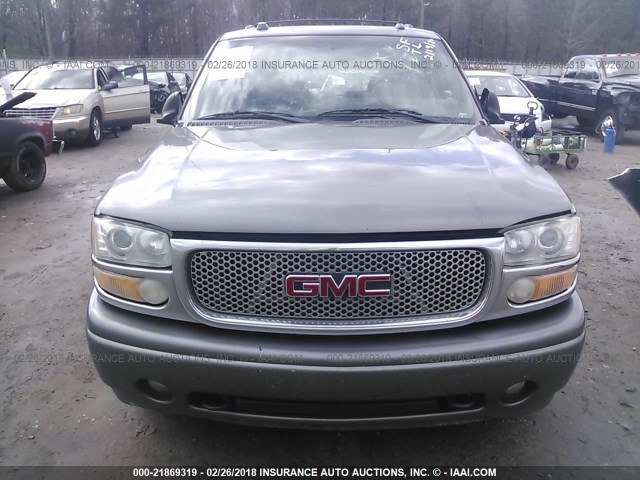 1GKEK63U85J264896 - 2005 GMC YUKON DENALI TAN photo 6