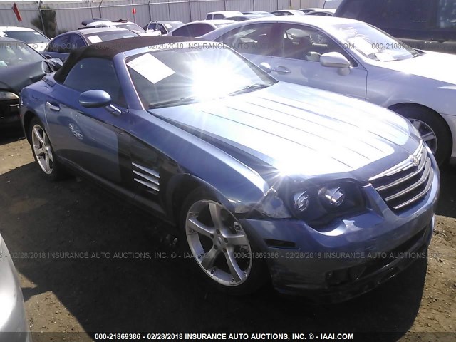 1C3AN65L65X040792 - 2005 CHRYSLER CROSSFIRE LIMITED BLUE photo 1