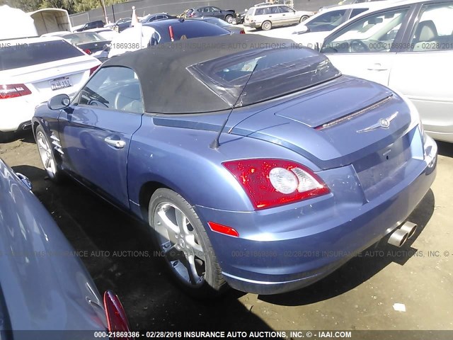 1C3AN65L65X040792 - 2005 CHRYSLER CROSSFIRE LIMITED BLUE photo 3