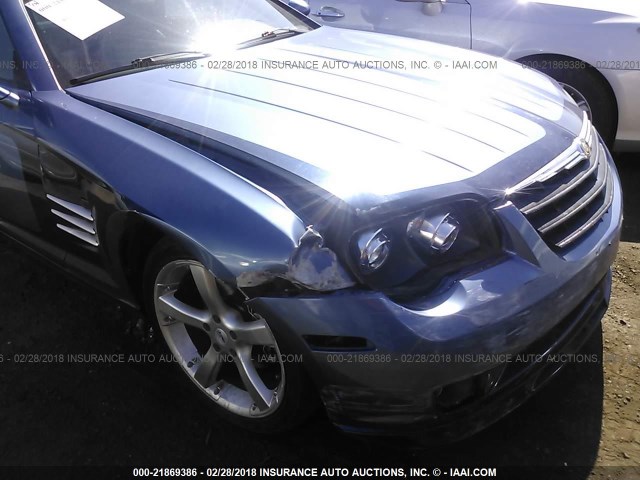 1C3AN65L65X040792 - 2005 CHRYSLER CROSSFIRE LIMITED BLUE photo 6