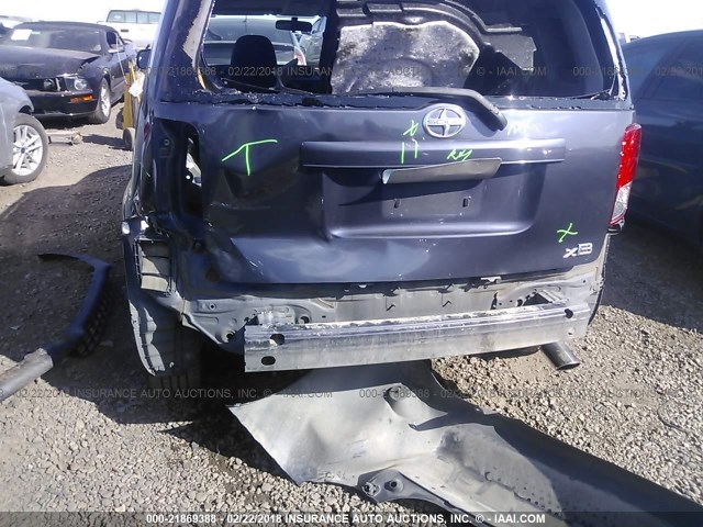 JTLZE4FE4B1127600 - 2011 TOYOTA SCION XB GRAY photo 6