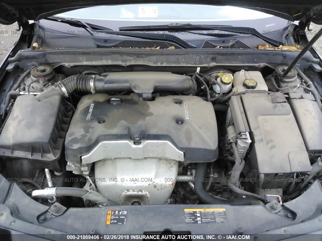 1G11B5SL7EF255485 - 2014 CHEVROLET MALIBU LS შავი ფოტო 10