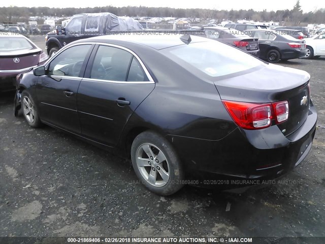 1G11B5SL7EF255485 - 2014 CHEVROLET MALIBU LS შავი ფოტო 3