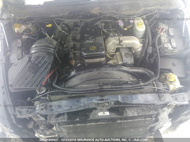 3D7KU28C14G283474 - 2004 DODGE RAM 2500 ST/SLT 蓝色 照片 10