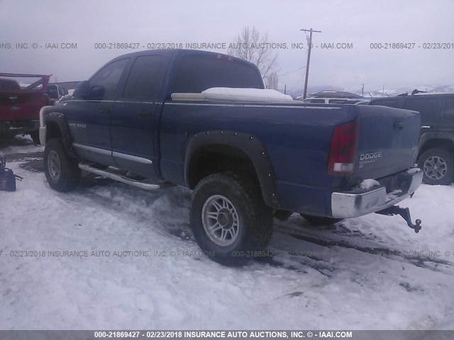 3D7KU28C14G283474 - 2004 DODGE RAM 2500 ST/SLT 蓝色 照片 3