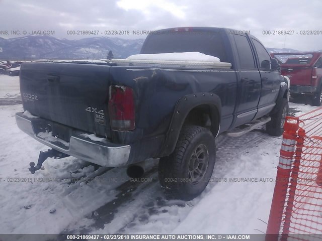 3D7KU28C14G283474 - 2004 DODGE RAM 2500 ST/SLT 蓝色 照片 4