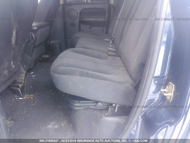 3D7KU28C14G283474 - 2004 DODGE RAM 2500 ST/SLT 蓝色 照片 8