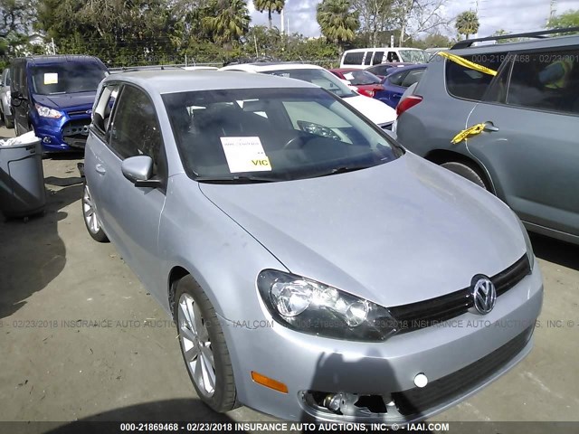 WVWBM7AJ2DW121418 - 2013 VOLKSWAGEN GOLF SILVER photo 1