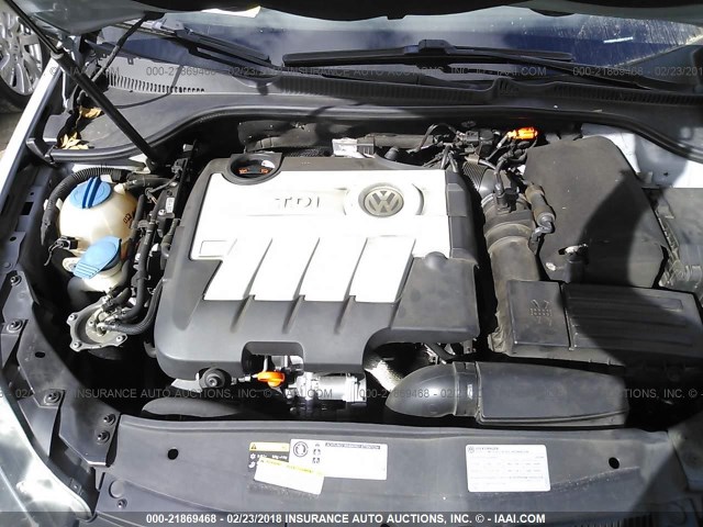 WVWBM7AJ2DW121418 - 2013 VOLKSWAGEN GOLF 银色 照片 10