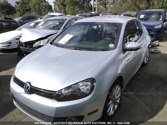 WVWBM7AJ2DW121418 - 2013 VOLKSWAGEN GOLF 银色 照片 2