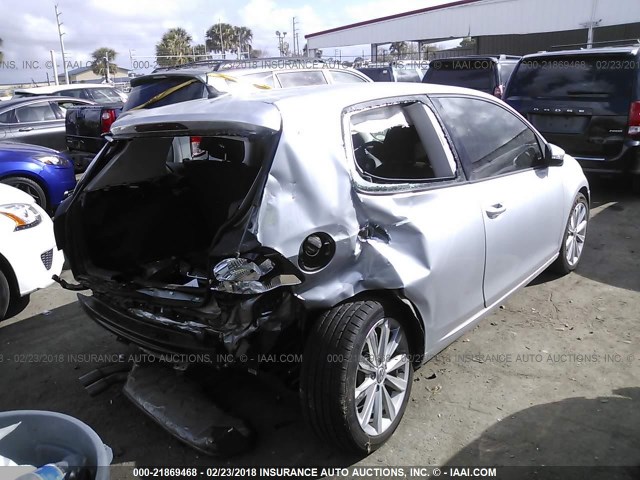 WVWBM7AJ2DW121418 - 2013 VOLKSWAGEN GOLF 银色 照片 4