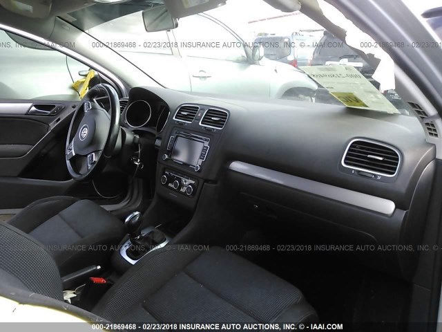 WVWBM7AJ2DW121418 - 2013 VOLKSWAGEN GOLF SILVER photo 5