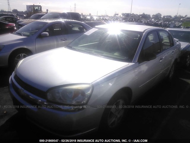 1G1ZT54835F174153 - 2005 CHEVROLET MALIBU LS ვერცხლისფერი ფოტო 2