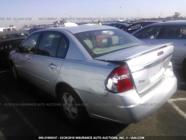 1G1ZT54835F174153 - 2005 CHEVROLET MALIBU LS ვერცხლისფერი ფოტო 3