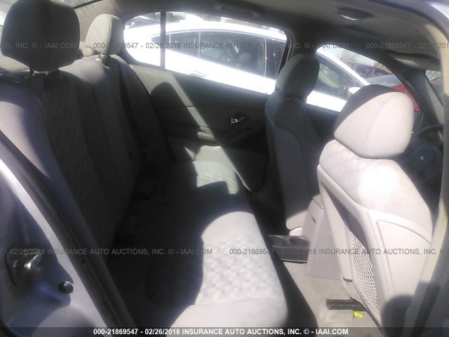 1G1ZT54835F174153 - 2005 CHEVROLET MALIBU LS ვერცხლისფერი ფოტო 8