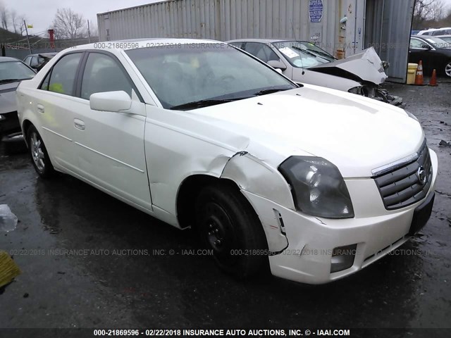 1G6DP567150146464 - 2005 CADILLAC CTS HI FEATURE V6 WHITE photo 1