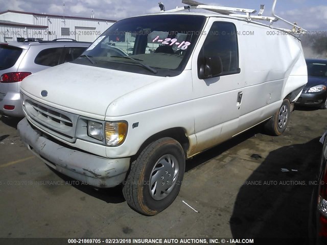 1FTNE24L5WHB05960 - 1998 FORD ECONOLINE E250 VAN WHITE photo 2