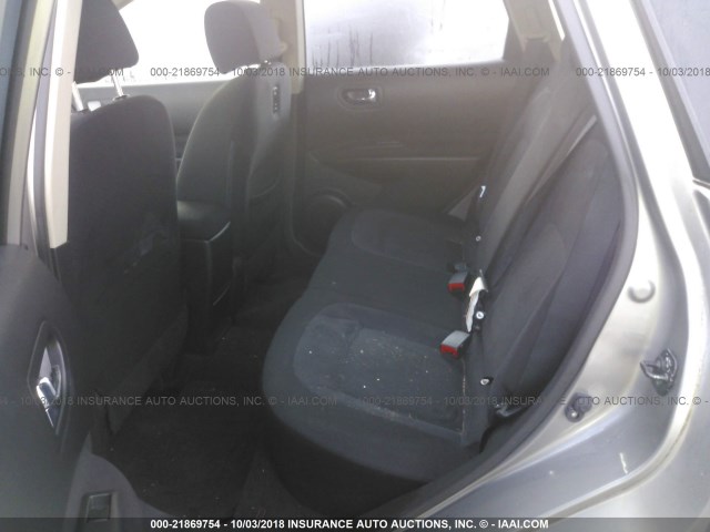 JN8AS5MV8BW307180 - 2011 NISSAN ROGUE S/SV/KROM GRAY photo 8