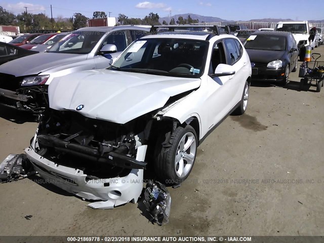 WBAVM5C55FVV94222 - 2015 BMW X1 XDRIVE35I WHITE photo 2