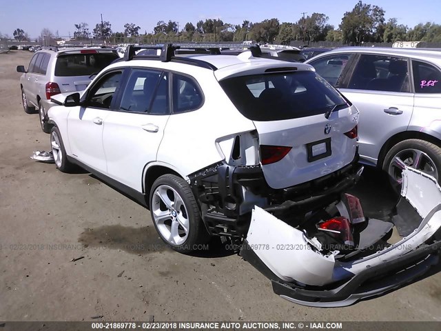 WBAVM5C55FVV94222 - 2015 BMW X1 XDRIVE35I WHITE photo 3