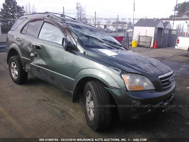 KNDJD736875728275 - 2007 KIA SORENTO EX/LX GREEN photo 1