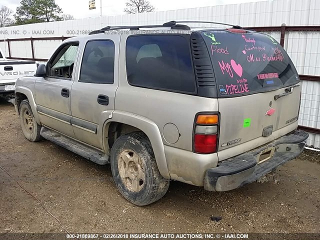 1GNEC13Z74R171320 - 2004 CHEVROLET TAHOE C1500 SILVER photo 3