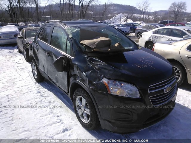 KL7CJRSB3FB244457 - 2015 CHEVROLET TRAX 1LT BLACK photo 1